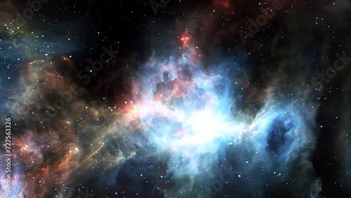 space galaxy motion abstract nebula cosmos background
