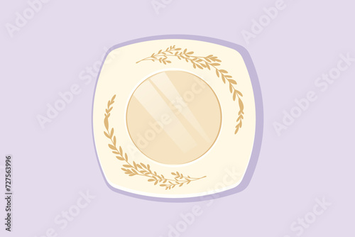 Kitchen utensils concept. Colored flat vector illustration isolated.