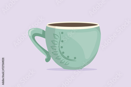 Kitchen utensils concept. Colored flat vector illustration isolated.