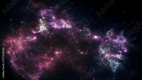 Wallpaper Mural space galaxy motion abstract nebula cosmos background Torontodigital.ca
