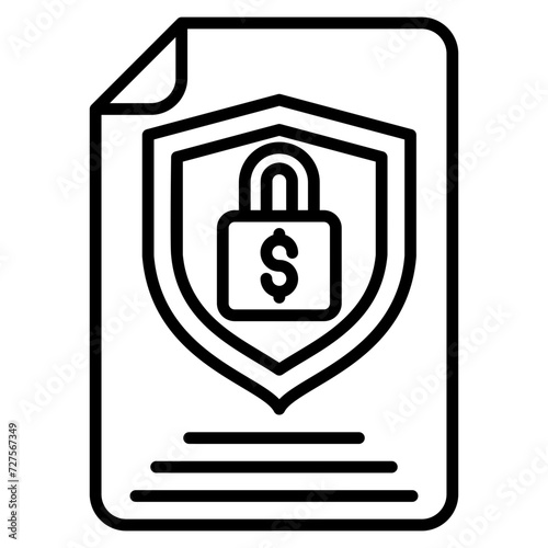 Safe Icon Element For Design
