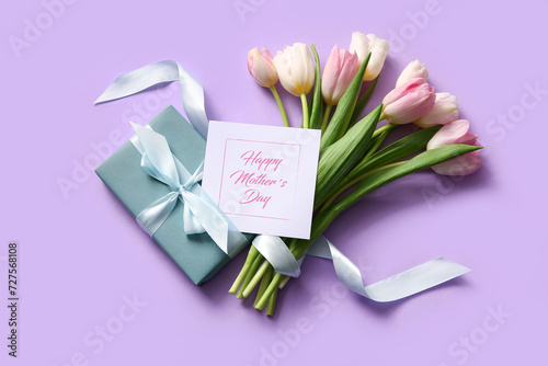 Card with text HAPPY MOTHER...