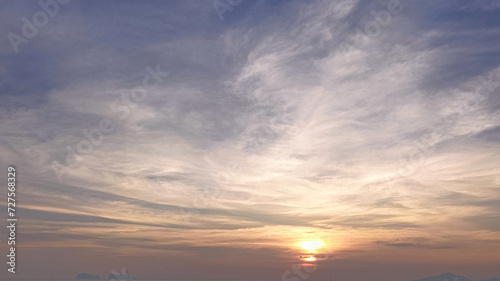 cloud at sunset summer nature background