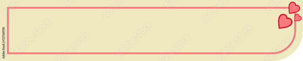 Fototapeta premium Love Valentine TextBox