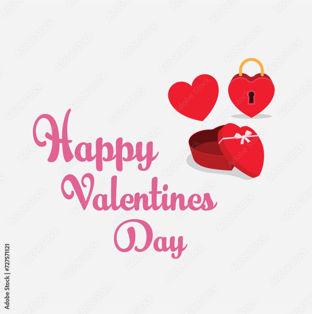 Happy Valentine's Day on 14 February. Valentine's Day vector illustration, poster, flyer, social media post, icon, sign/symbol, or logo. Happy Valentine's Day on 14 February. Valentine's Day vector illustration, poster, flyer, social media post, icon, sign/symbol, or logo.