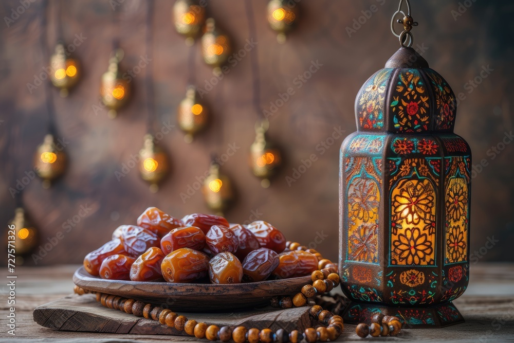 dates fruit with decorative Holy month of Ramadan concept professional photography dates fruit with decorative Holy month of Ramadan concept professional photography