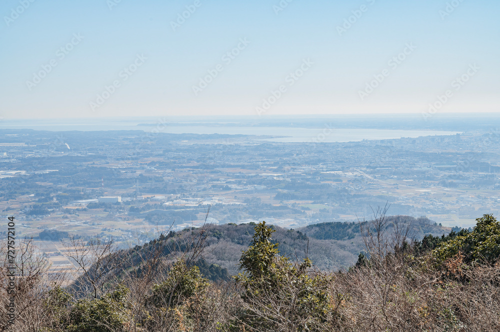 茨城　宝篋山から望む霞ケ浦