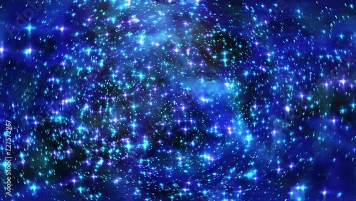 Wallpaper Mural nebula space galaxy motion futuristic background video Torontodigital.ca