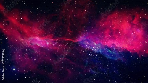 nebula space galaxy motion futuristic background video photo