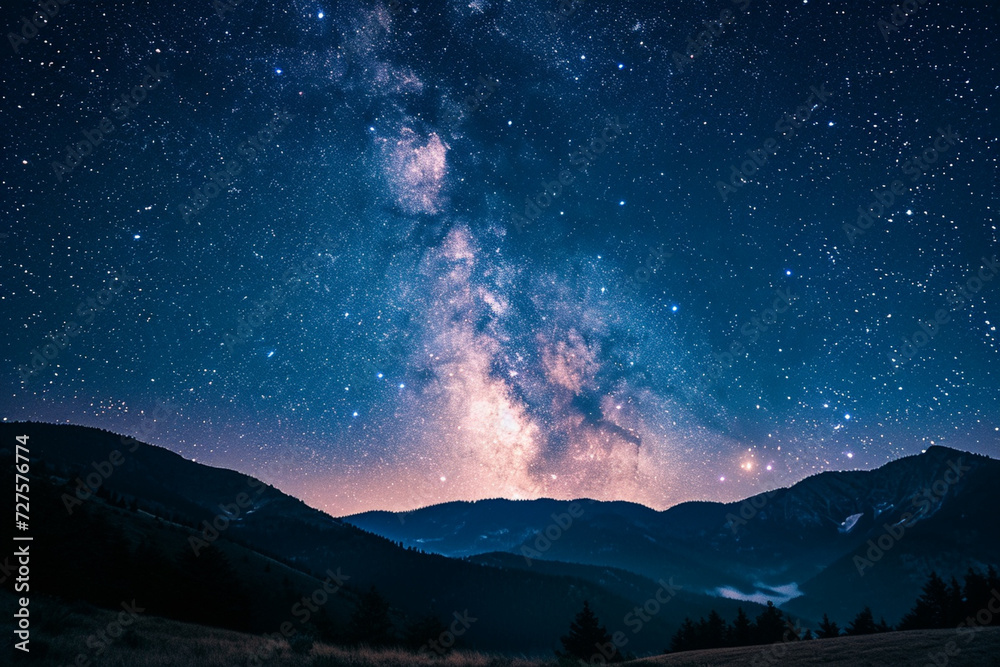 the milky way in the night sky the milky way in the night sky