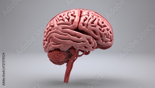 A 3D model of a human brain