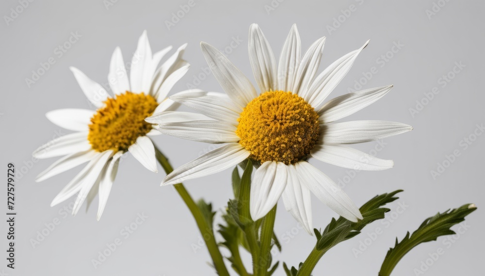 Fototapeta premium A white flower with yellow centers