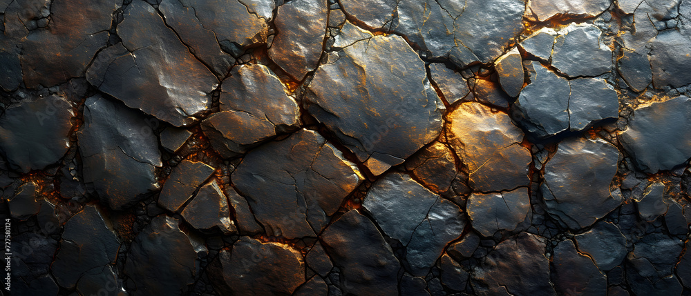 Close-Up of Cracked Surface of Rocks Close-Up of Cracked Surface of Rocks