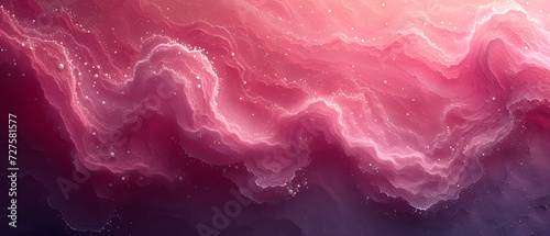 Abstract Pink and Purple Background With Stars