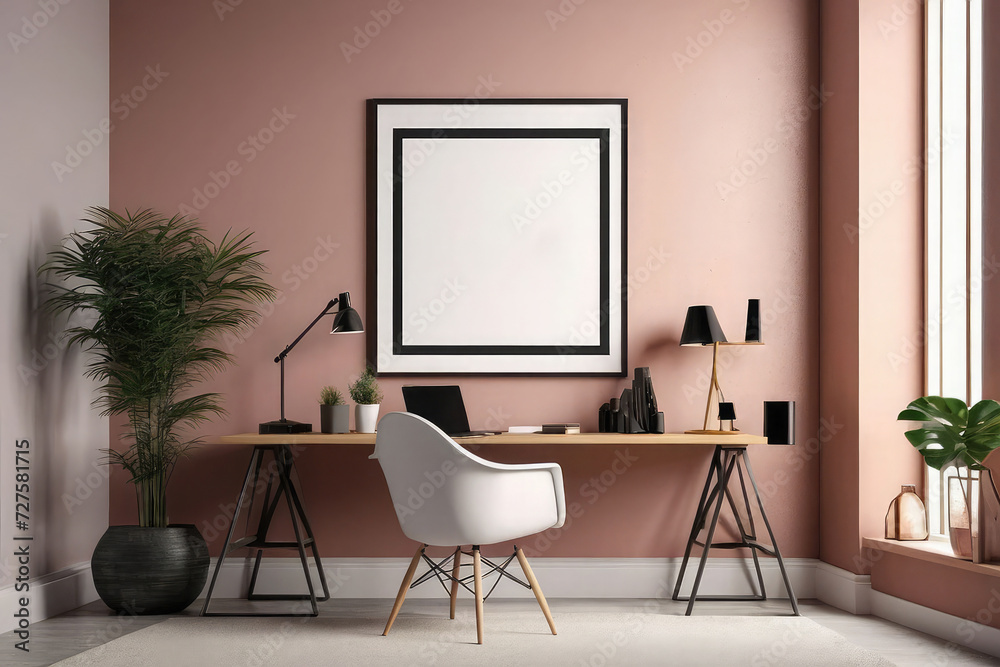 Aesthetic Minimalism: Cozy Living Room with Beige Wall, Elegant Decor, and Stylish Furnishings.
Aesthetic Minimalism: Cozy Living Room with Beige Wall, Elegant Decor, and Stylish Furnishings.