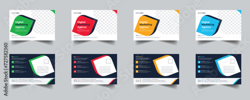 Modern Creative Corporate Post Card Template, Vector Template for Opening Invitation Editable, Professional Business Postcard Design, Event Card Design, Invitation Design, Direct Mail EDDM Template