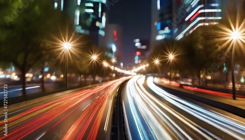 Glowing Veins: AI-Generated Timelapse Showcasing the Rhythm of City Traffic