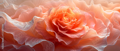 Close Up of a Pink Rose Flower © Daniel