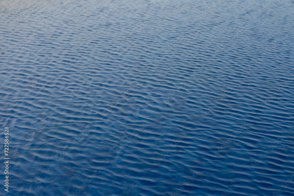 Water surface with waves on water surface wave effect Water surface with waves on water surface wave effect