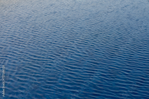 Water surface with waves on water surface wave effect 