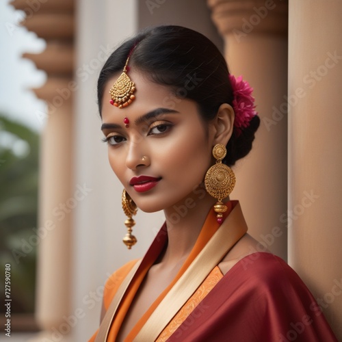 Portrait of a female model 