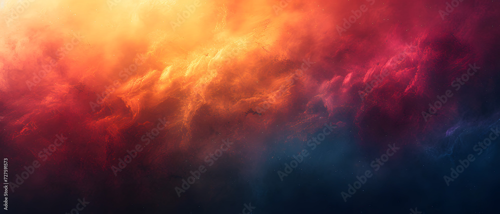 Colorful Clouds Filled With an Abundance of Clouds