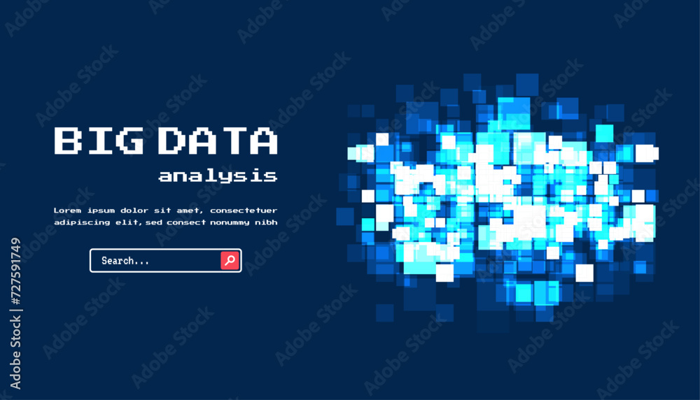 Technology background. Big data visualization concept. Information artificial neural network Technology background. Big data visualization concept. Information artificial neural network