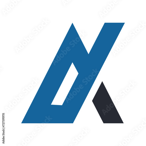Abstract line art initial letters AX logo. This logo incorporate with abstract typeface in the creative way.It will be suitable for which company or brand name start those initial