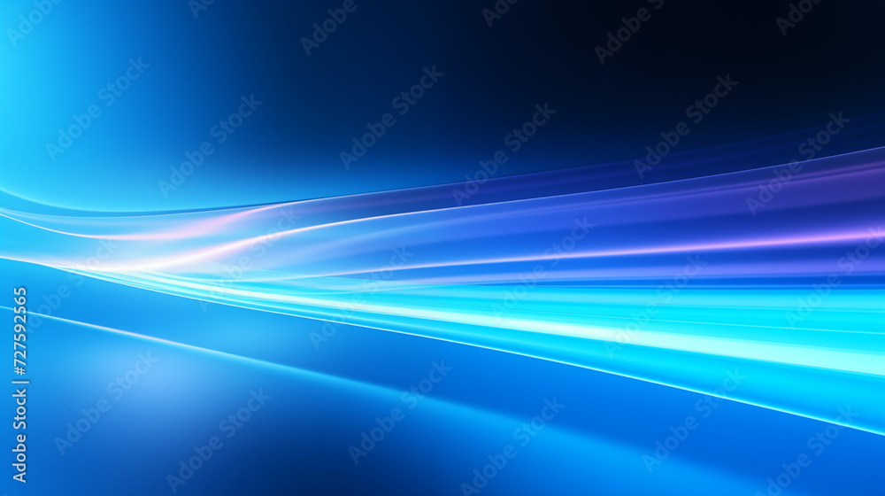 Background blue light line motion, Bright color tone, Depth of field, future concept Background blue light line motion, Bright color tone, Depth of field, future concept