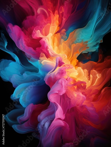 colourful painting photo UHD Wallpaper