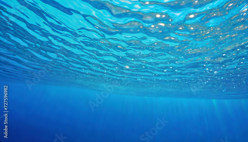 Water. Background. Aquatic. Fluid. Liquid. Nature. Ripple. Blue. Surface. Tranquil. Reflection. Clear. Fresh. Texture. Underwater. Sea. Ocean. AI Generated