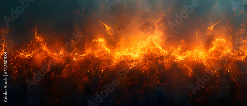 Massive Flames Engulfing the Sky