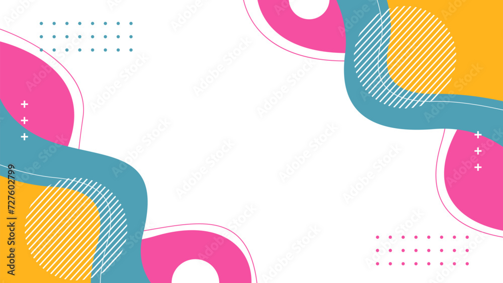 Beautiful abstract vector background. Multicolor background with waving ...