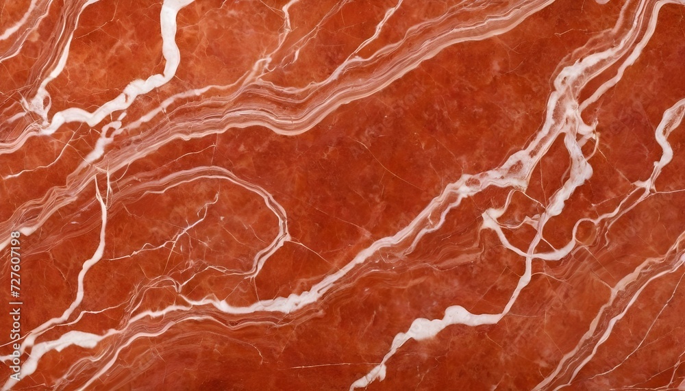 Dark orange marble texture with white veins