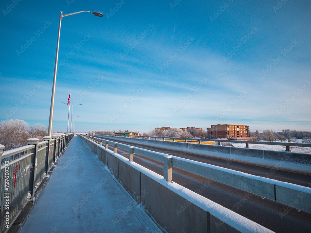 Fototapeta premium bridge on the river