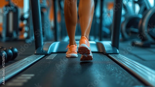 Running on the treadmill © KhaizanGraphic