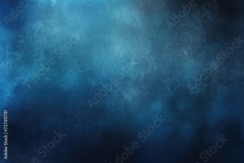 A dark blue metallic backdrop with empty space inside of it for product backdrop  Generative AI.