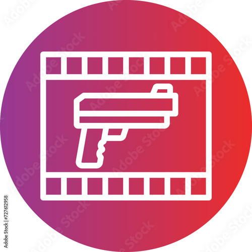 Action Film Icon Style