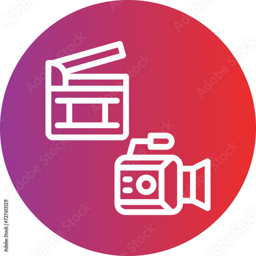 Film Set Icon Style