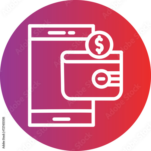 Digital Wallet Icon Style