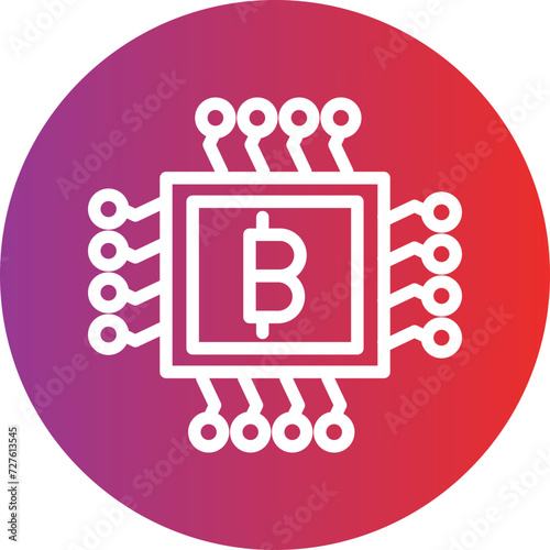 Mining Farm Icon Style