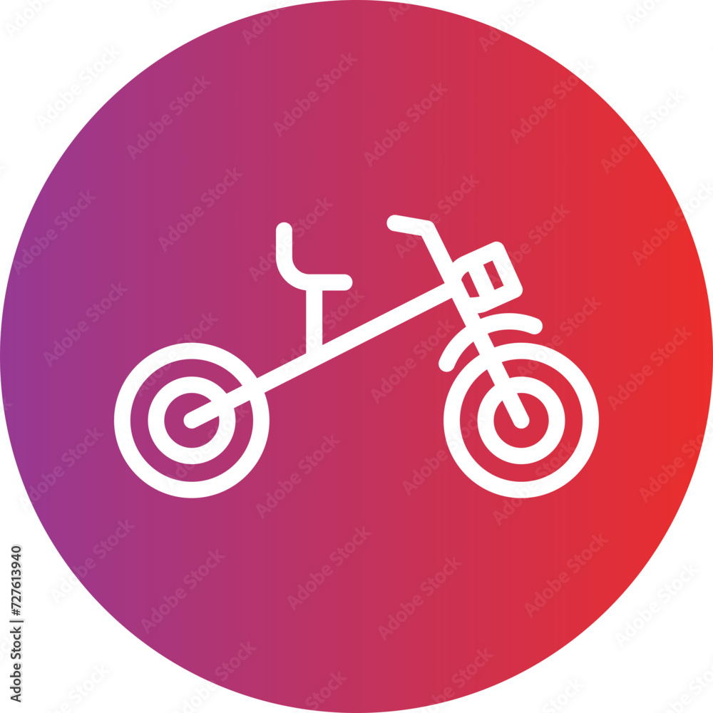 Bike Toy Icon Style