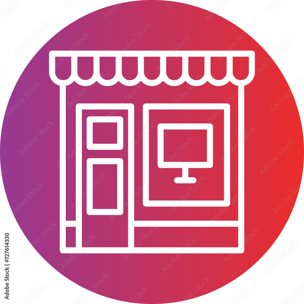 Electronics Shop Icon Style