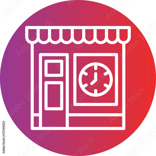 Clock Shop Icon Style