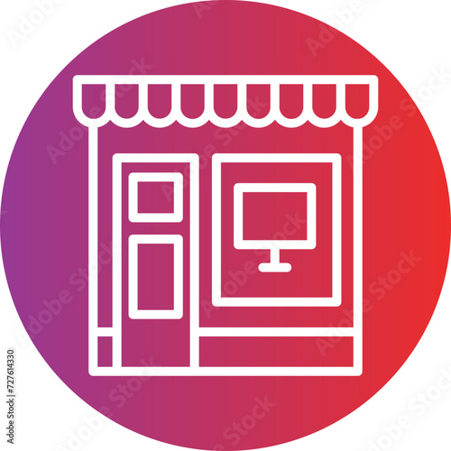 Electronics Shop Icon Style