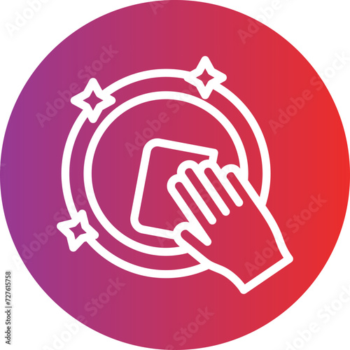 Wash Dishes Icon Style