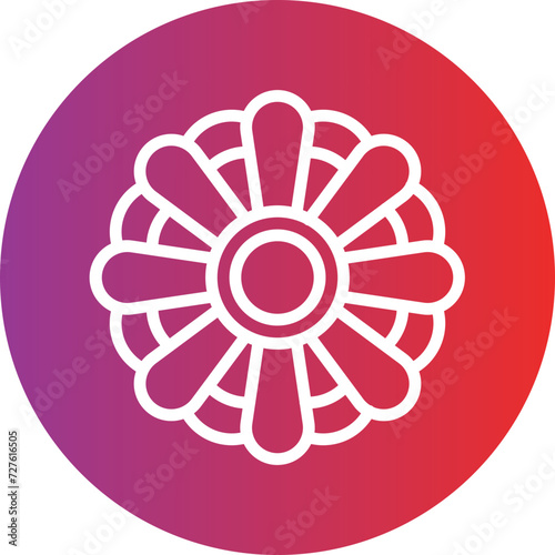 Floral Design Icon Style
