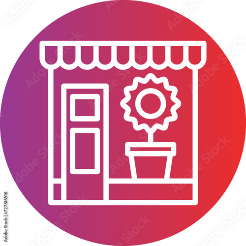 Flower Shop Icon Style
