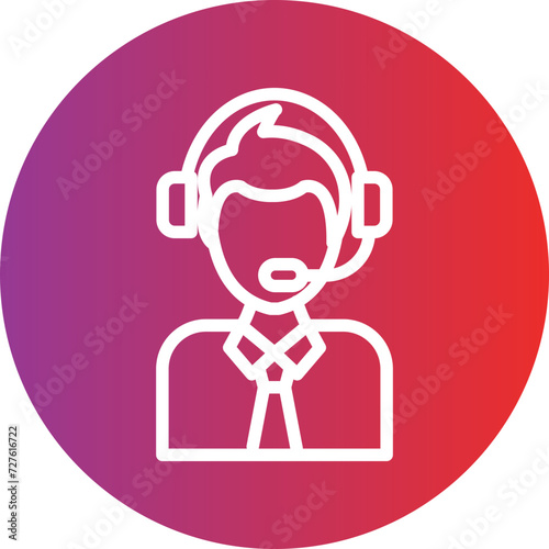 Customer Service Icon Style