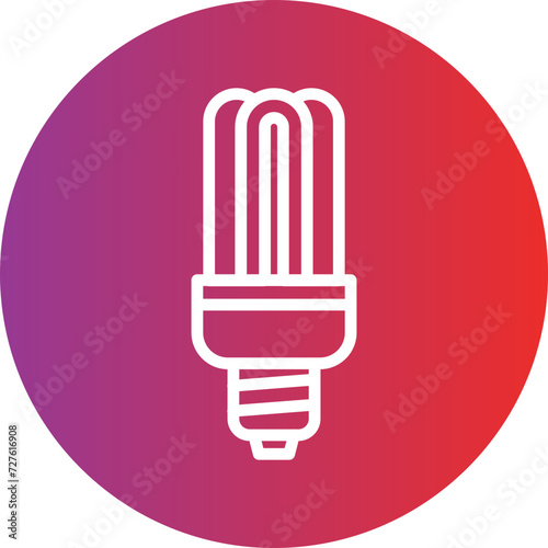 Fluorescent Lamp Icon Style